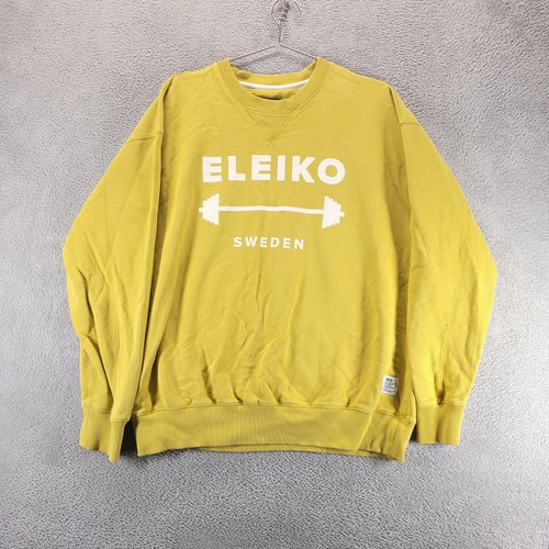 Eleiko felpa uomo giallo - felpa, l