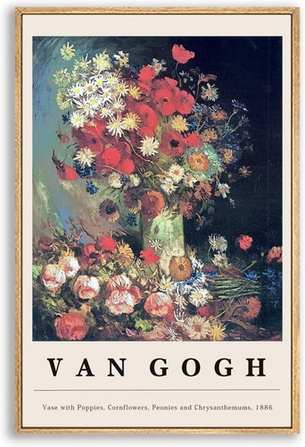 Vaso van gogh con stampa - gogh, su