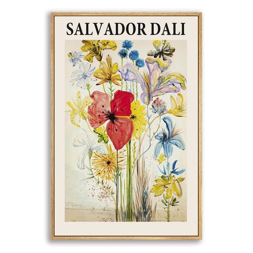 Salvador dalì fleurs - salvador, dalì,fleurs